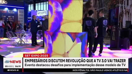 SET Expo 2025 discute o futuro da televisão brasileira e a TV 3.0