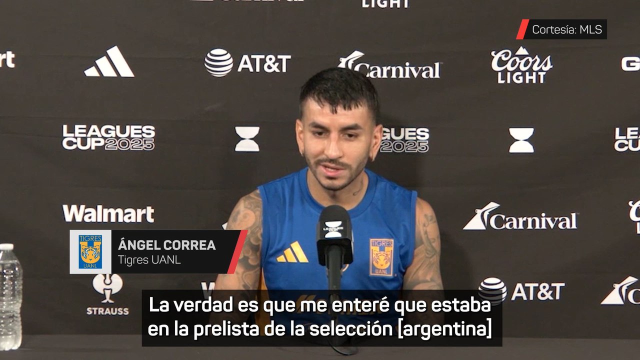 RUEDA de PRENSA de ÁNGEL CORREA previa al TIGRES vs INTER MIAMI: "En el ATLETI lo pasaba MAL"