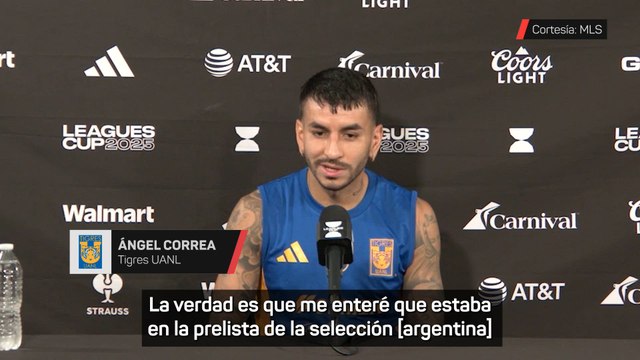 RUEDA de PRENSA de ÁNGEL CORREA previa al TIGRES vs INTER MIAMI: En el ATLETI lo pasaba MAL