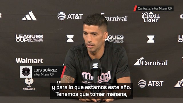 RUEDA de PRENSA de LUIS SUÁREZ previa al INTER MIAMI vs TIGRES