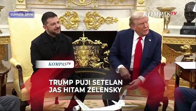 Trump Puji Setelan Jas Zelensky saat Bertemu Kembali di Gedung Putih