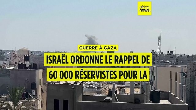 Israël ordonne le rappel de 60 000 réservistes pour la prise de Gaza-City