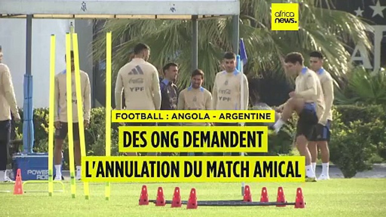 Angola : des ONG demandent l'annulation du match amical contre l'Argentine