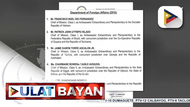 PBBM, isinumite na ang nominasyon ng ilang opisyal ng pamahalaan sa Commission on Appointments