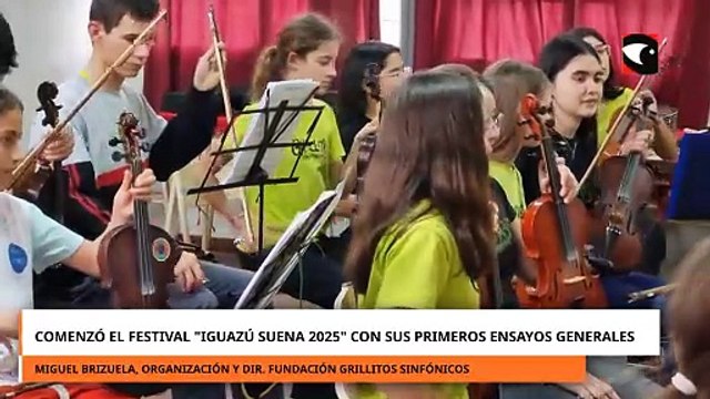 Comenzó el festival Iguazú Suena 2025 con sus primeros ensayos generales