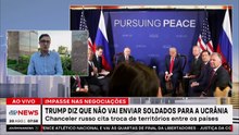 Trump: EUA não enviarão soldados para a Ucrânia, mas darão ajuda militar