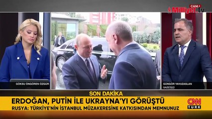 Cumhurbaşkanı Erdoğan ile Putin arasında Ukrayna görüşmesi