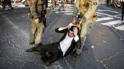 Ultraorthodoxe Juden protestieren erneut gegen Wehrpflicht in Israel