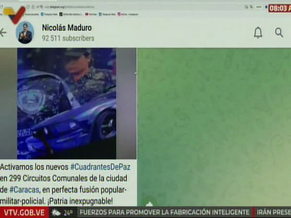 Presidente Nicolás Maduro activó 299 nuevos Cuadrantes de Paz en el Guarataro