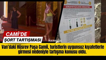 Hüsrev Paşa Camii’nde Şort Tartışması