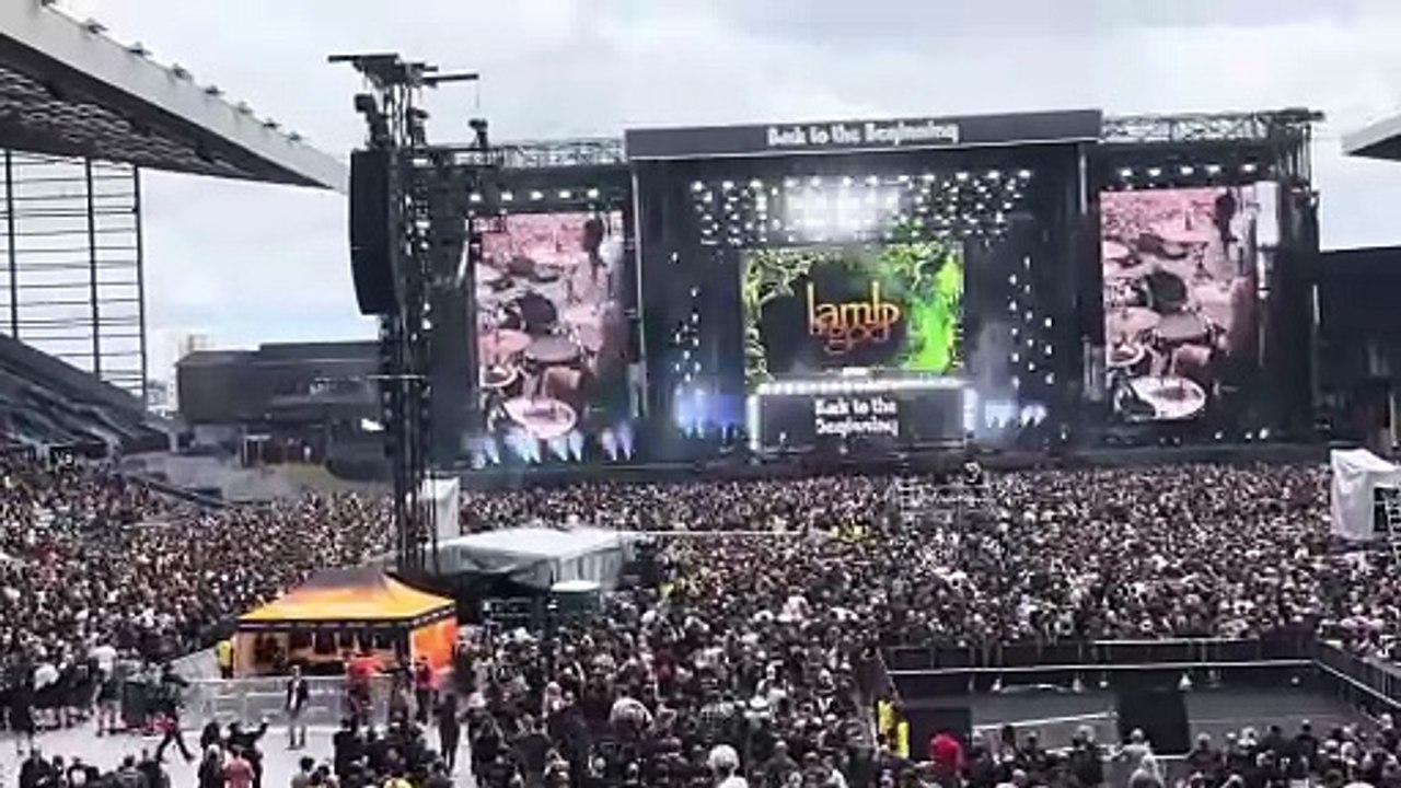 Back to the Beginning - Lamb of God - Laid to Rest - Live at Villa Park, Birmingham, UK - July 5, 2025
