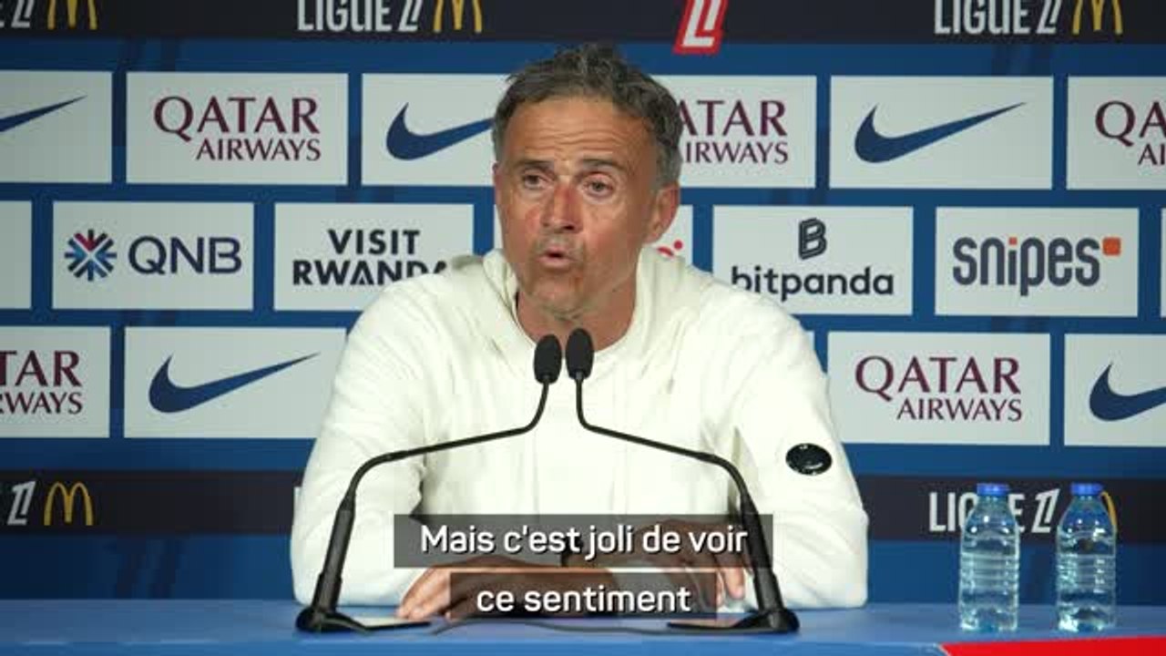 PSG - Luis Enrique : “C'est joli de voir le soutien des supporters pour Donnarumma”