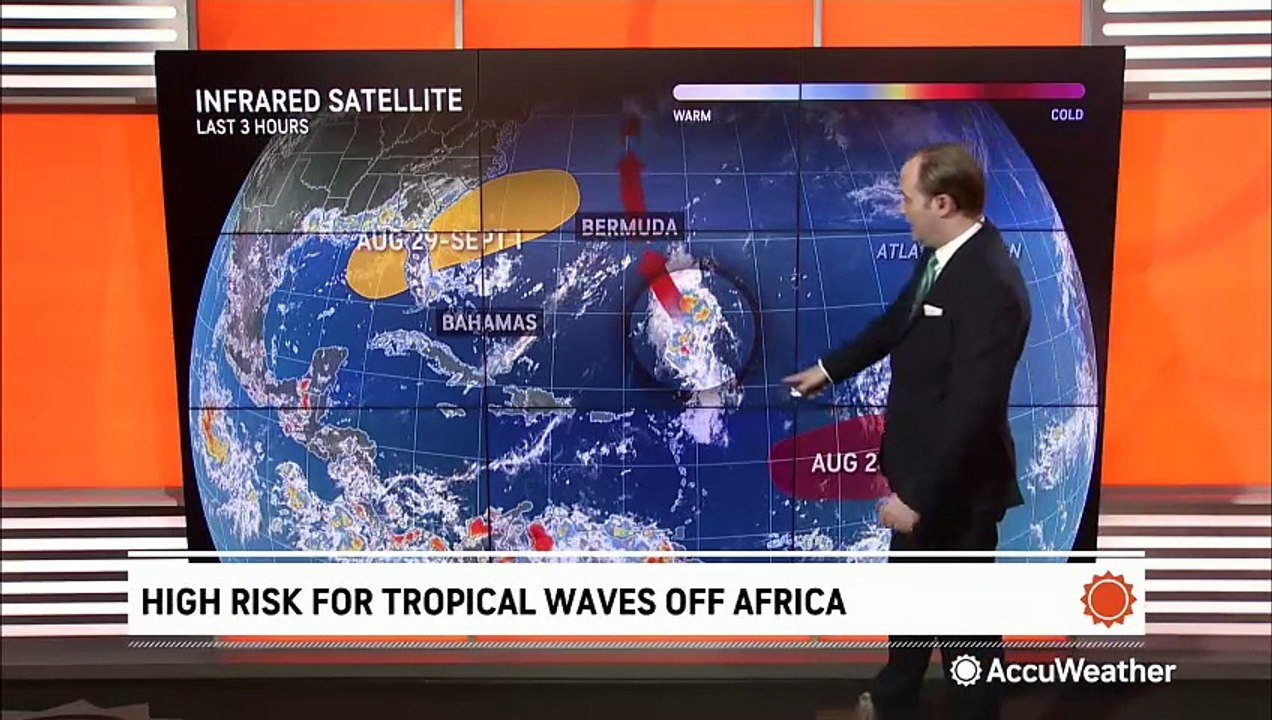 Forecasters tracking new tropical rainstorm in the Atlantic
