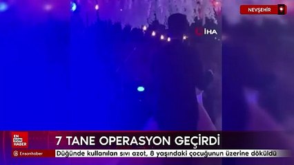Nevşehir'de düğünde kullanılan sıvı azot, 8 yaşındaki çocuğunun üzerine döküldü