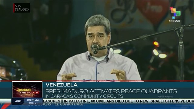 Venezuela, pres. Maduro activates Peace Quadrants in Caracas’s community circuits