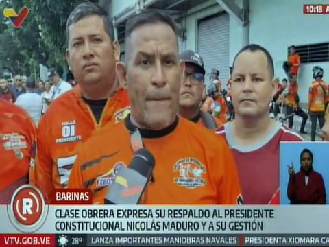 Barinas | Clase Obrera ratifica su respaldo y apoyo a la gestión del presidente Nicolás Maduro