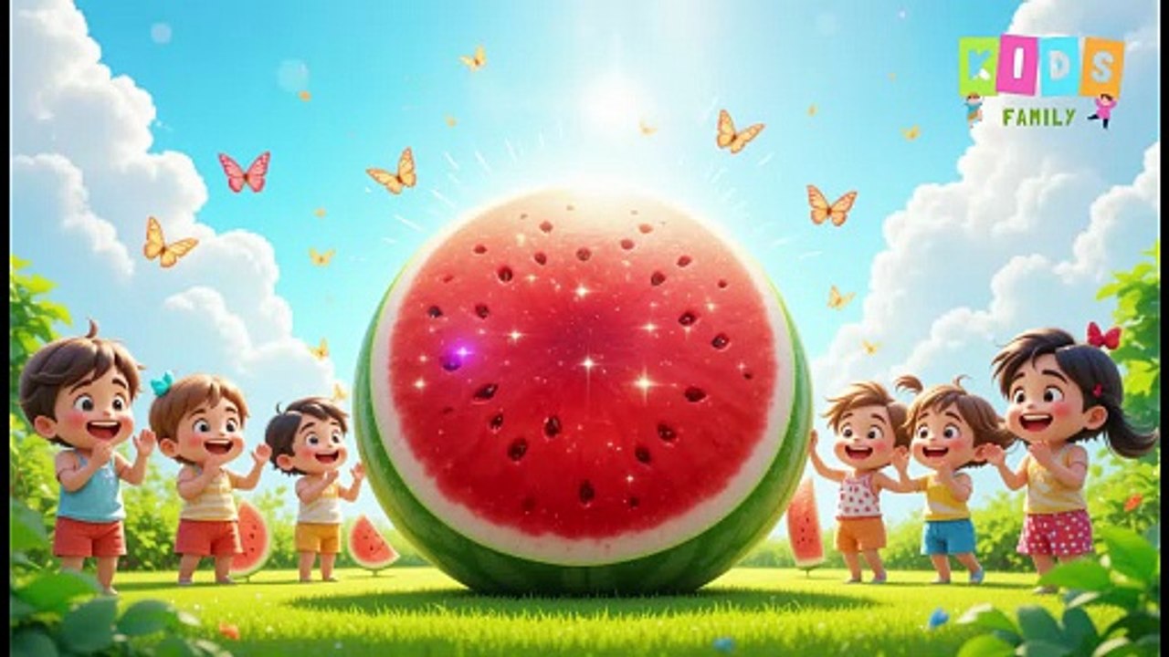 Watermelon Poem for Kids | Fun Animated Rhymes | #watermelon #learning #education
