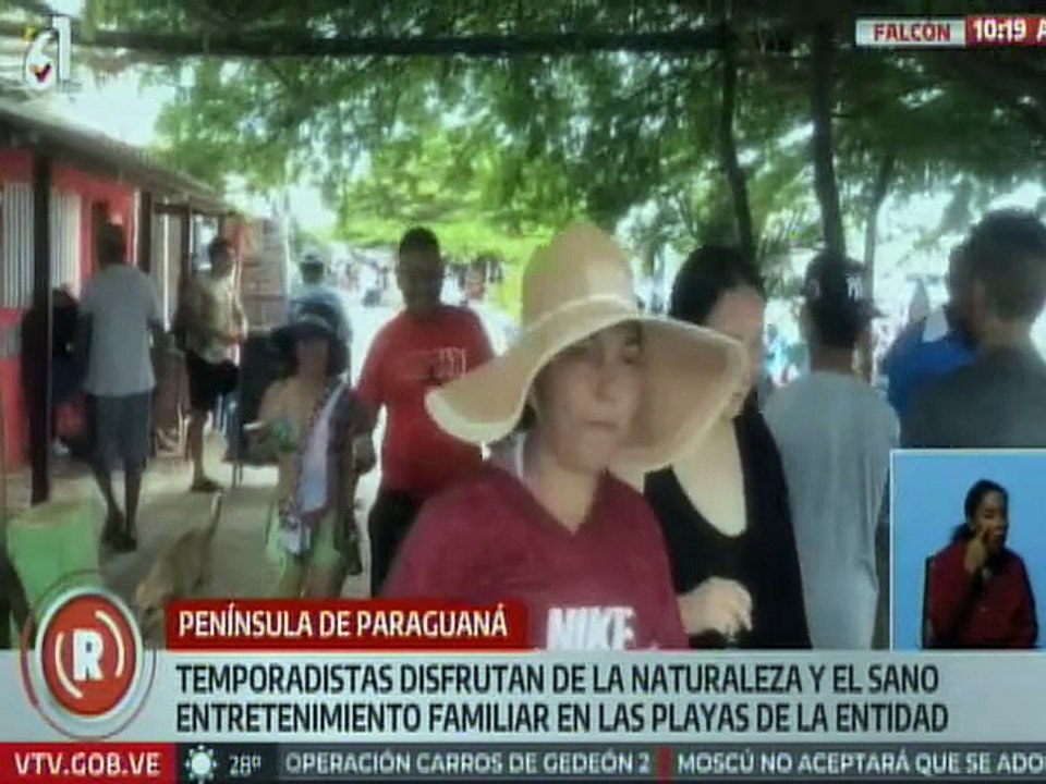 Temporadistas disfrutan de las bondades que brindan las playas falconianas en el sano esparcimiento