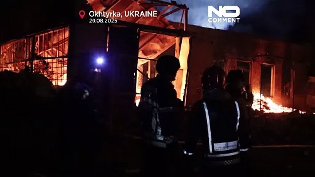 Drones russos destroem casas e ferem dezenas na Ucrânia