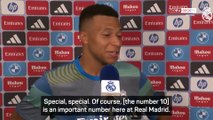 Mbappe embraces 'special' Real Madrid No.10 shirt
