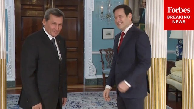 Secretary Of State Marco Rubio Ignores Question On Security Guarantees For Ukraine