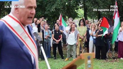 Fischi e contestazioni da parte di alcuni pro-Pal a Giani durante il funerale di Marah