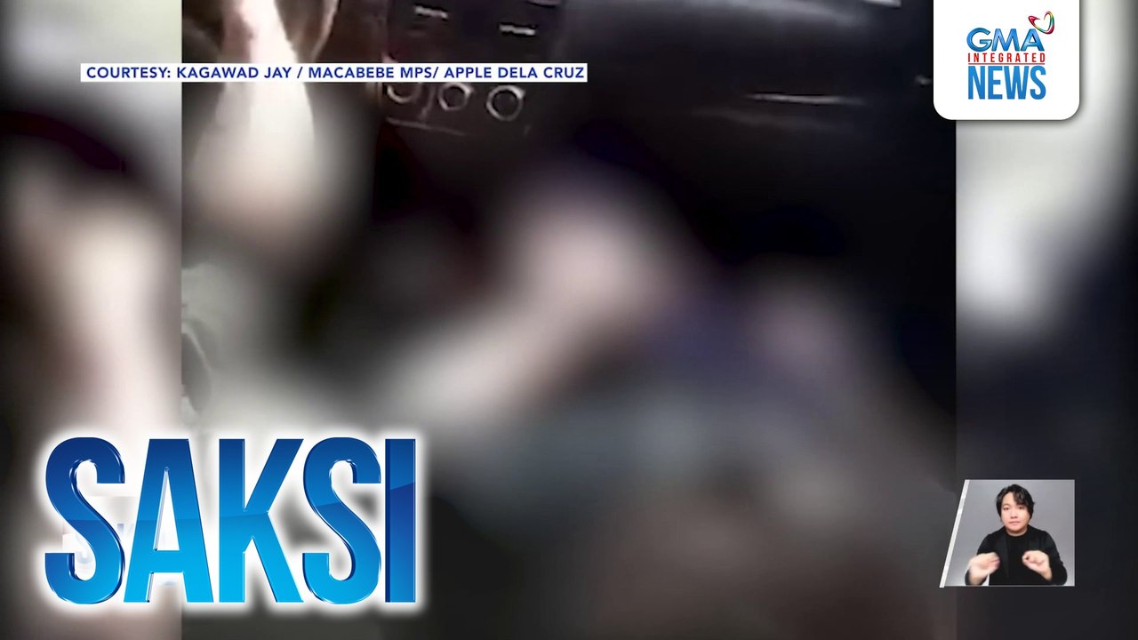TNVS driver, sugatan matapos bugbugin at saksakin pa ng mga pasaherong nag-book sa kanya | Saksi