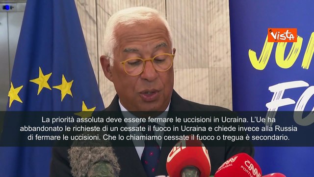 Guerra Ucraina, Costa: Priorità assoluta deve essere fermare le uccisioni