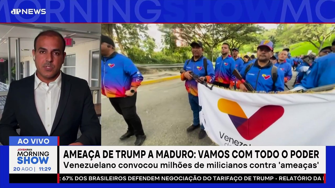TRUMP ameaça MADURO: “Vamos usar todo o poder”