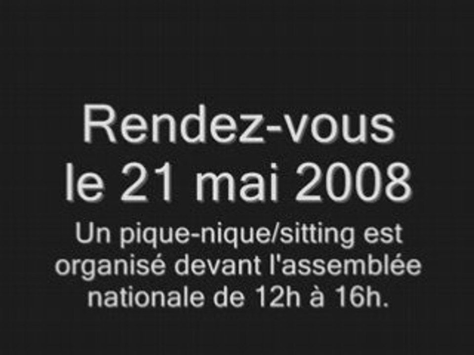 Intermittent spectacle manif du 21 mai 2008