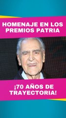 Don Erik del Castillo recibe homenaje en los Premios Patria: ¡70 años de trayectoria!