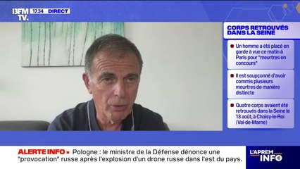 Corps retrouvés dans la Seine: "la difficulté, c'est qu'on est dans un terrain humide", explique Jacques Dallest, ancien président de la commission cold case de Nanterre