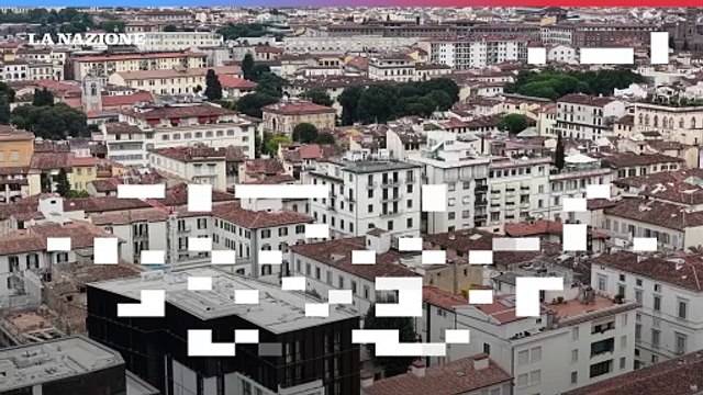 Il complesso di lusso che stravolge lo skyline di Firenze ripreso con il drone