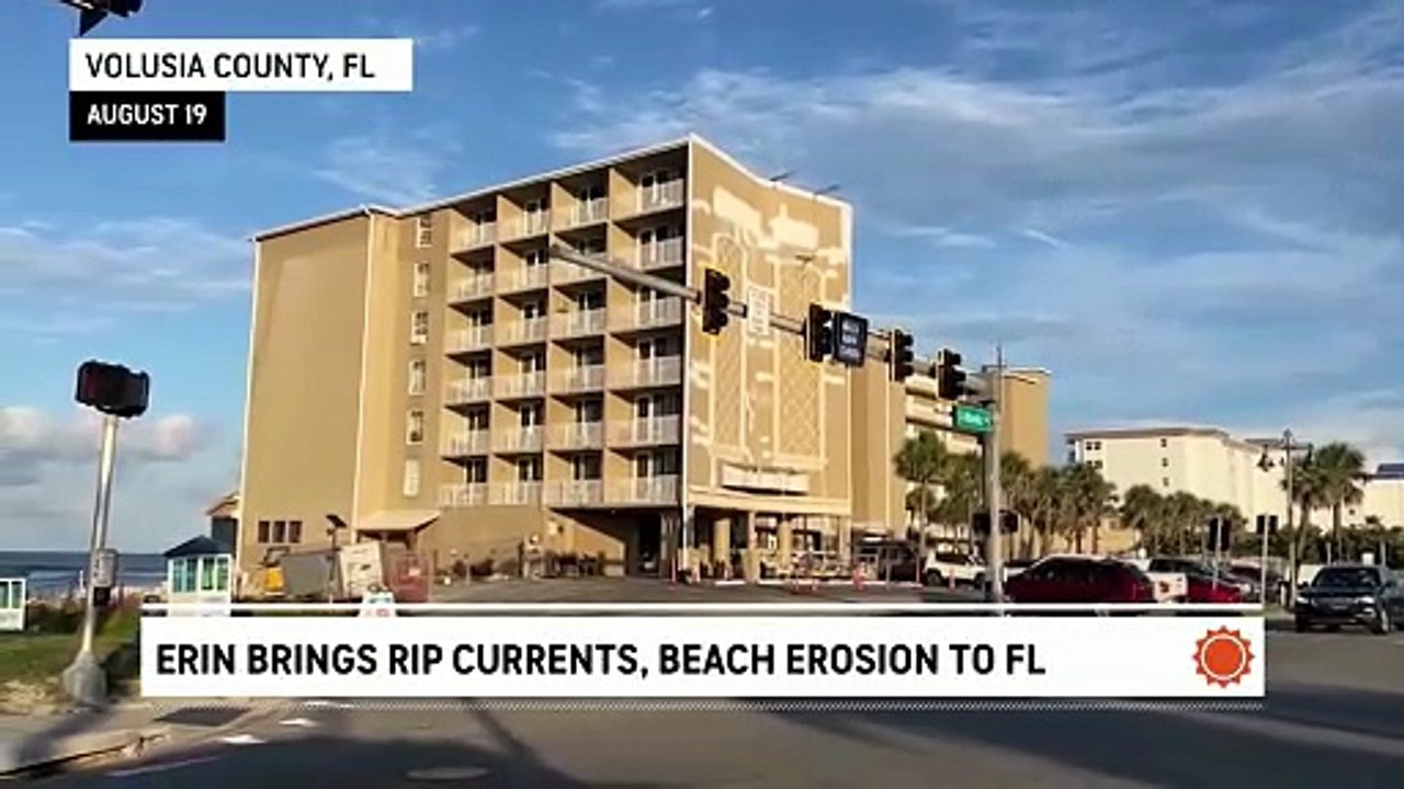 Erin brings rip currents, beach erosion to Florida