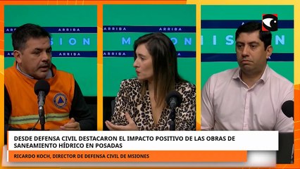 Desde Defensa Civil destacaron el impacto positivo de las obras fluviales en Posadas.mp4