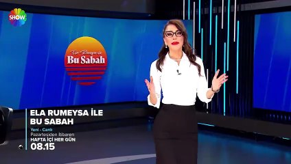 Ela Rumeysa İle Bu Sabah Pazartesi'den itibaren hafta içi her gün 08.15'de Show TV'de!
