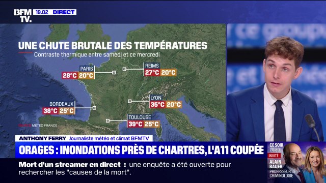 Story 5 : Orages, inondations près de Chartres, l'autoroute A11 coupée - 20/08