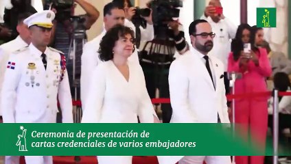 Ceremonia de presentación de cartas credenciales de varios embajadores