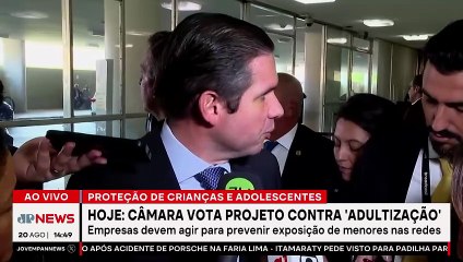 Efeito Felca: Câmara vota com urgência o PL da ‘adultização’ | TEMPO REAL