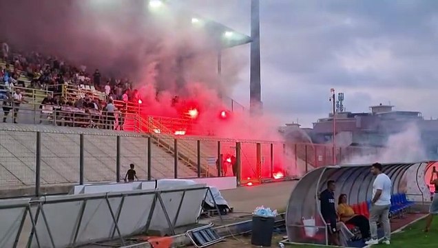 I tifosi al Vanni Sanna per la presentazione della nuova Torres