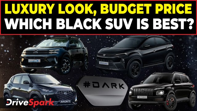Top 5 Dark Edition SUVs in India Under ₹15 Lakh (2025) | Nexon Dark vs Venue Knight & More!