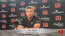 Bengals Head Coach Zac Taylor on Cordell Volson Out for Season