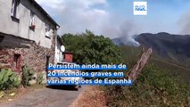 Chuvas dão alguma trégua a Espanha na luta contra os incêndios