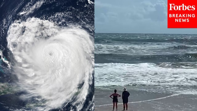 Hurricane Update: Ormond Beach In Florida Sees Strong Winds And Waves As Hurricane Erin Moves North