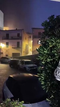 Nubifragio all'Isola d'Elba