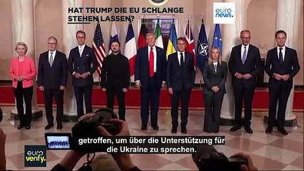 Hat Trump die EU-Chefs Schlange stehen lassen?