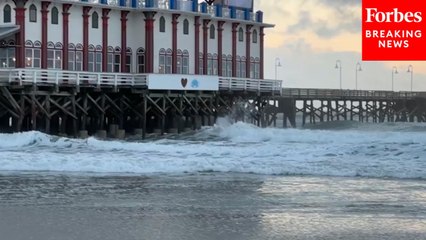 Hurricane Erin: Strong Winds And Waves Arrive At Daytona Beach In Florida