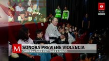 Gobernador de Sonora presenta campaña contra la violencia sexual infantil