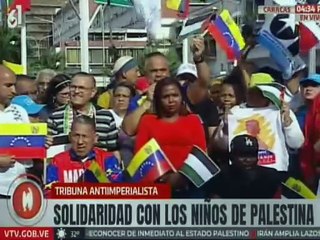 Pueblo venezolano alza su voz en solidaridad con los niños y niñas de Palestina