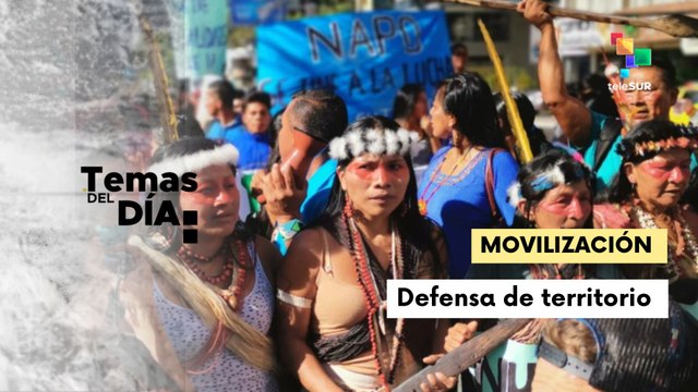 Comunidades indígenas marchan a Quito para defender la Amazonía del petróleo